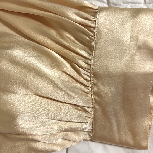 100% Ivory Silk Luxury Vintage Paul Alexander Blouse Top 14 NO BIG Just PLUS❣️ - Picture 9 of 9